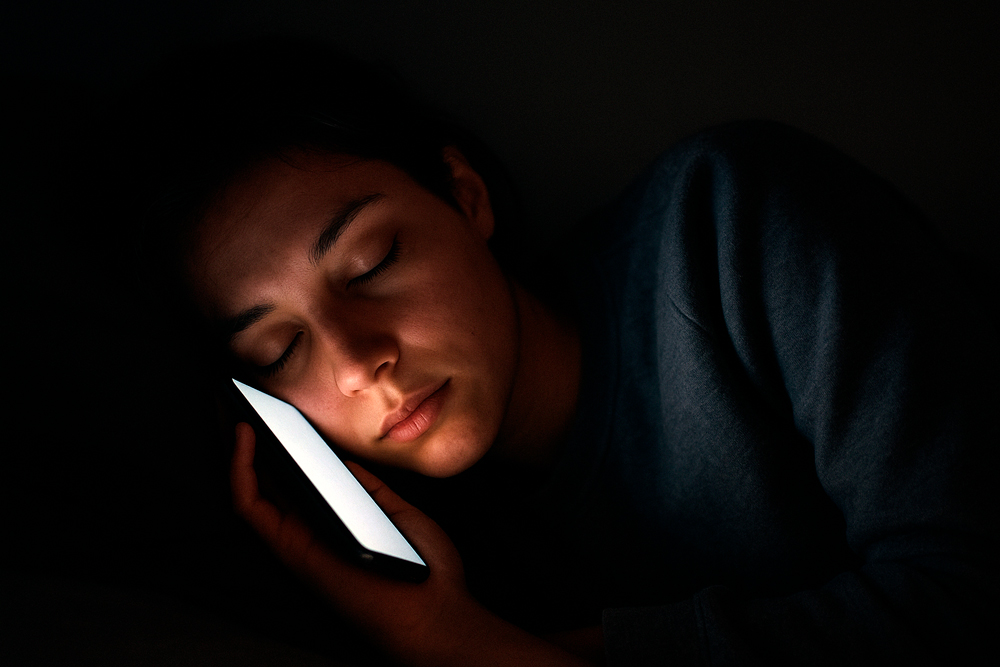 Vivir pegada al móvil